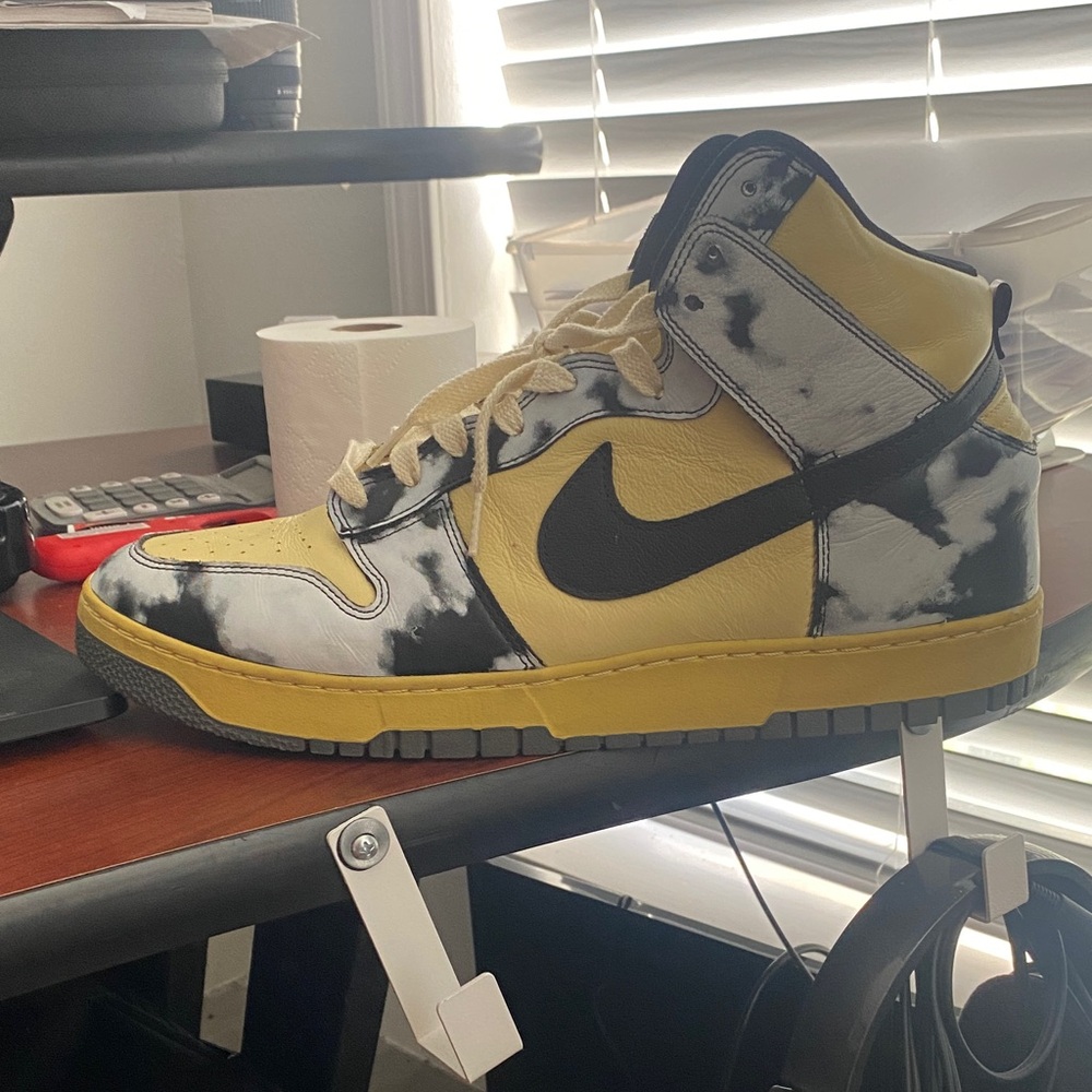 Nike Dunk High 1985 SP "Black Acid Wash"